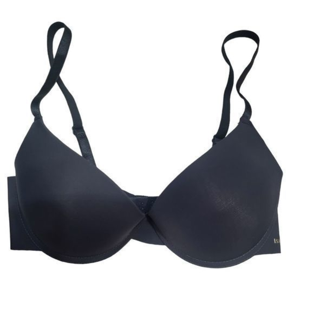 Isaac Mizrahi 36C navy blue bra‎ padded underwire adjustable straps